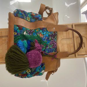 Huipile Purse with Tassels